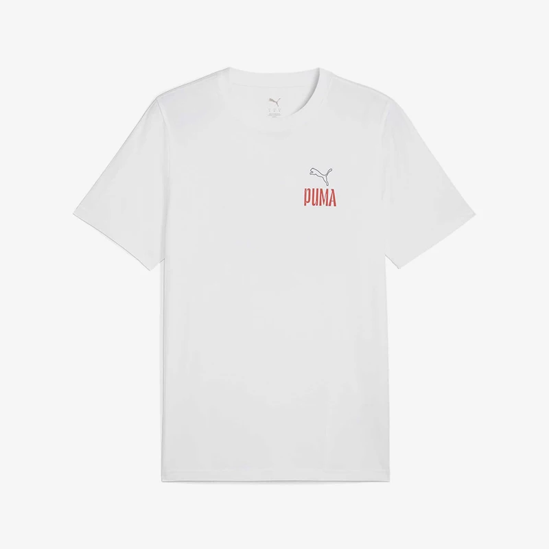 

PUMA Genuine 2025 new men's loose breathable round neck short sleeve T-shirt 632927-02