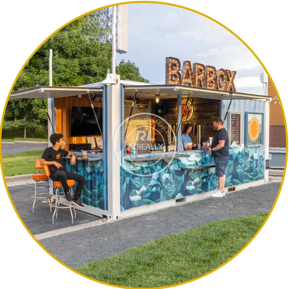 2024 Coffee Shop Container Shipping Tiny House Container House Movable Prefabricated House Customized Snack Bar