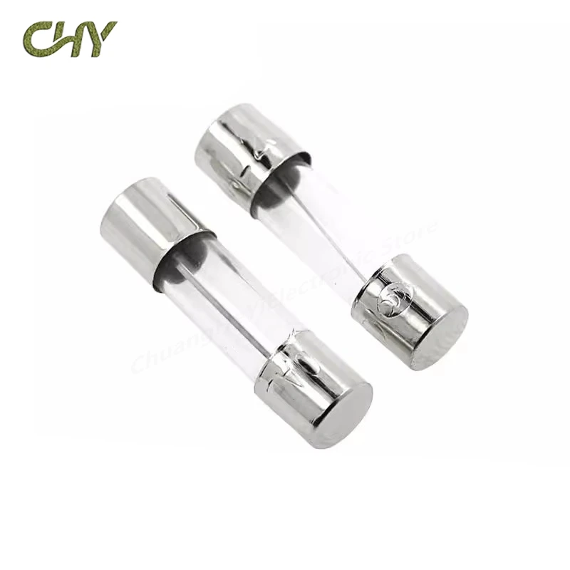 100Pcs/Lot 5*20mm Glass Fuse Fast 250V 0.1/0.2/0.25/0.3/0.4/0.5/0.75/1/1.25/1.5/2/2.5/3/3.15/4/5/6/6.3/7/8/10/15/20/25A