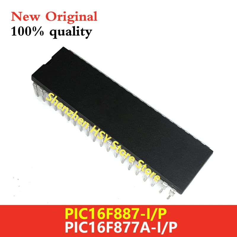 (1piece)100% New PIC16F887-I/P PIC16F877A-I/P PIC16F887 PIC16F877A DIP-40 Chipset