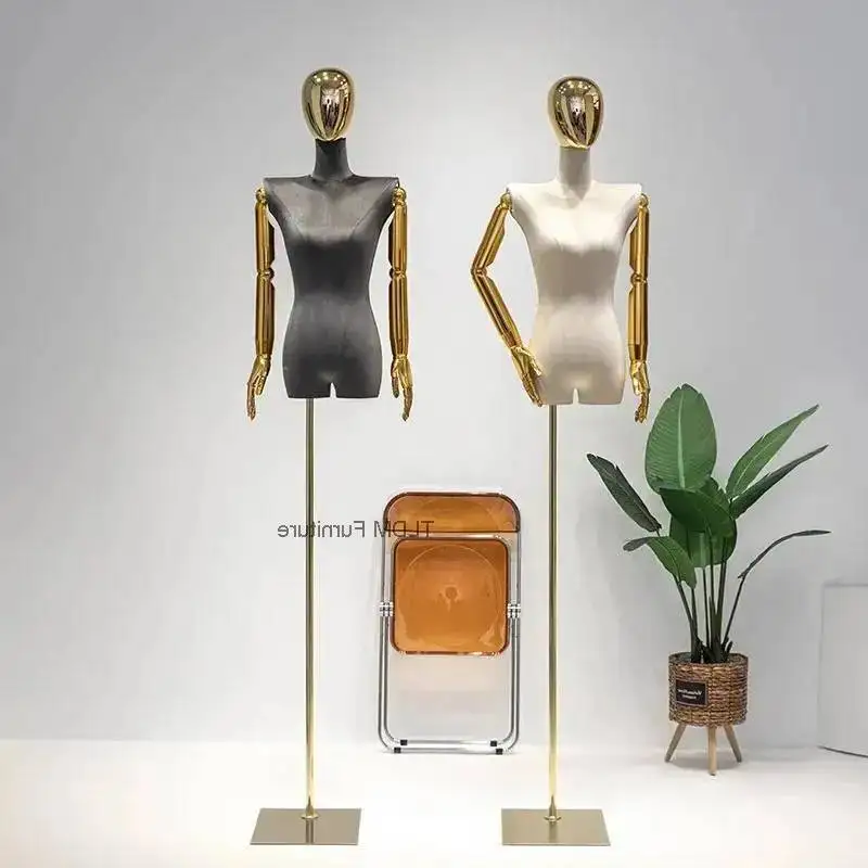 

Shoulder Clothing Style Nordic Mannequin Women's Creative Store Korean Flat Window Right-angle Shoulder Display Stand Human FYMQ