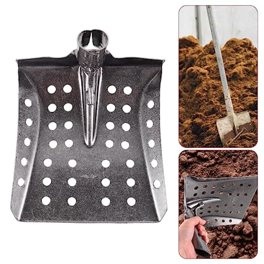 مجرفة حديقة شديدة التحمل لخلع الطين ومنظف الصرف المعدني ومغرفة حفار الرمل مثالية لصيانة الصرف واستخلاص الفحم