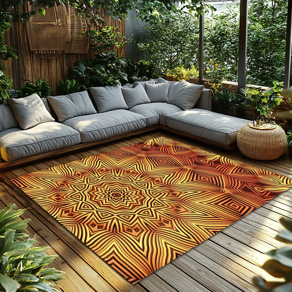 Unique Area Rugs Modern Abstract Carpet Living Room Decor Floor Mat Home Decor Non Slip Washable Accent Rugs Stylish Floor Cover