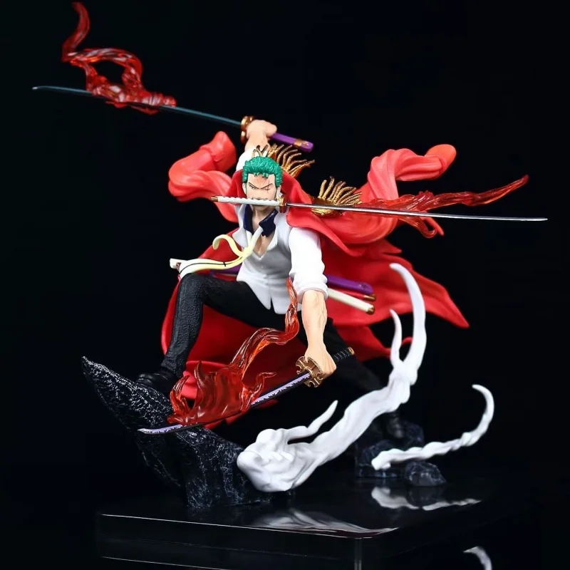 26cm One Piece Figurine Cape Zoro Anime Figure Iu Elegant Action Figure Model Pvc Statue Doll Collection Decoration Toys Gift