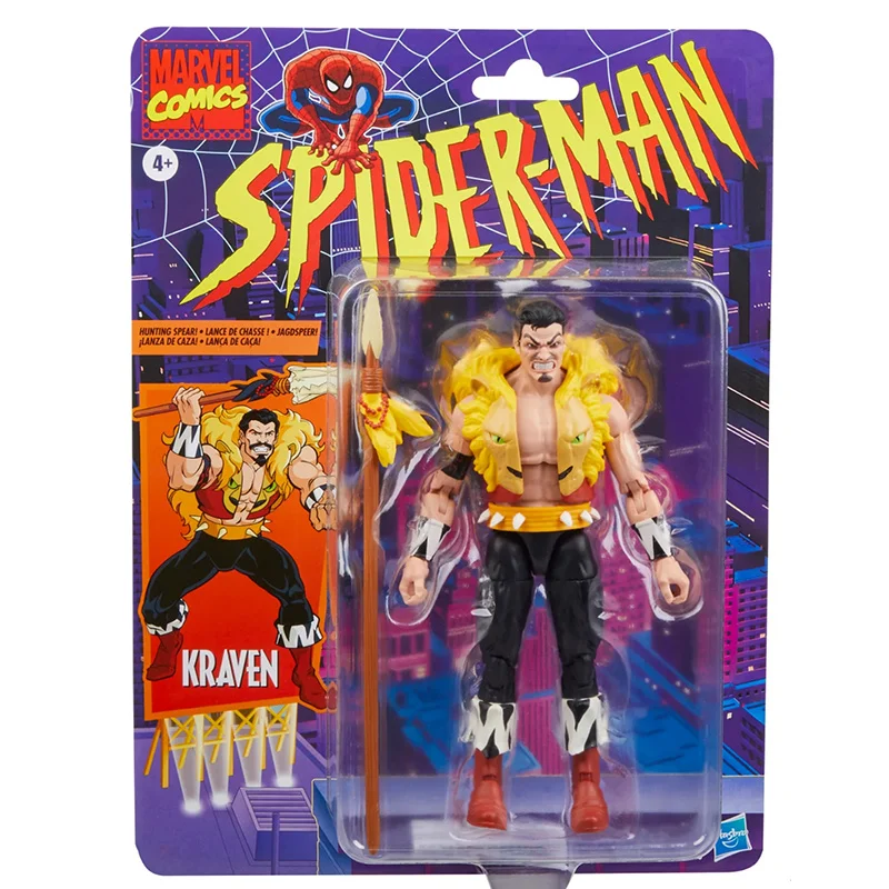 

6inch Ml Legends Spiderman Enemies Kraven Action Figures Toys Sergei Kravinoff Movable Statues Model Collectibles Ornaments Gift