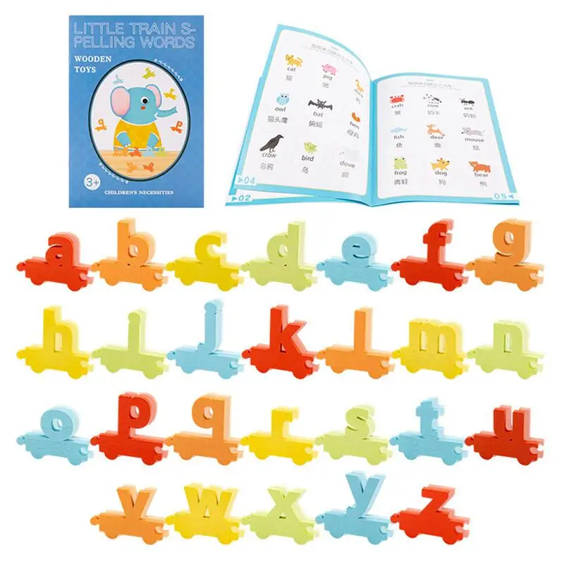 See & Spell Matching Letter Game Realistic & Safe Spelling Puzzle For Fun Learning Word Spelling Kids Toy Fun Puzzle Games For 3