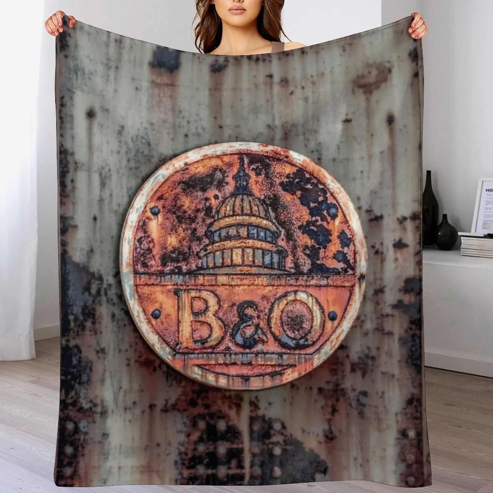 

Rusted B&O Throw Blanket Bed covers Giant Sofa blankets ands Blankets For Sofas Blankets