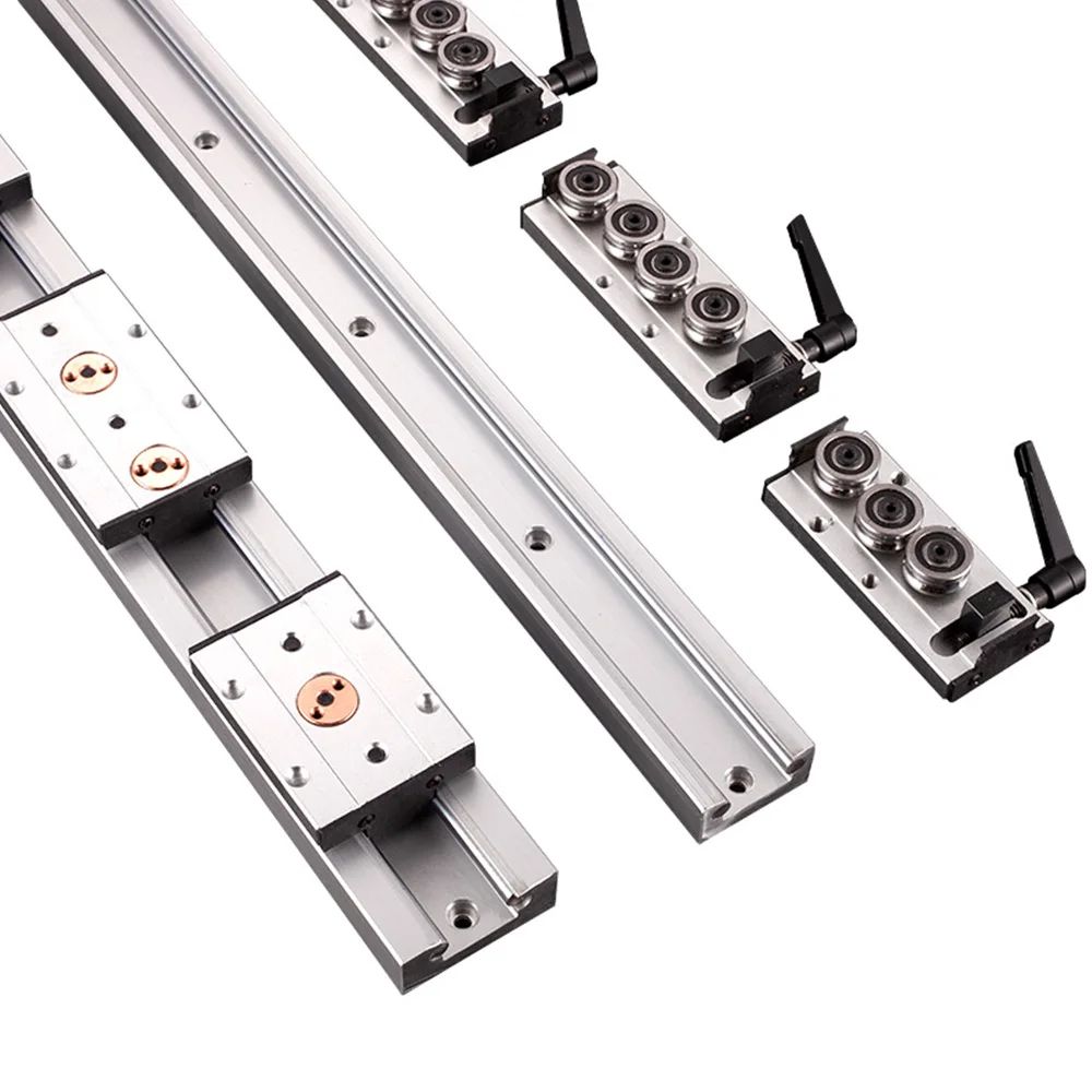 1pc Silver Built-in dual-axis linear guide SGR10N 28mm SGR15N 38mm SGR15 46mm SGR25 guide 800mm 1000mm 1500mm cnc Woodworking