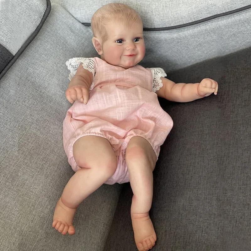 

60CM Maddie Reborn Baby Doll Real Picture High Quality Doll Huge Size Baby Reborn Toddler Popular Girl Doll Soft Cuddle Body