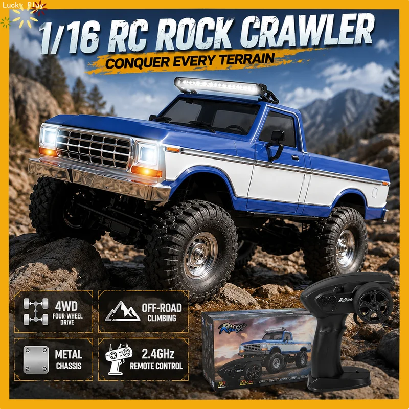 Rc Crawler 4X4 - 1:16 Mobil RC Hbtoys dengan Lampu