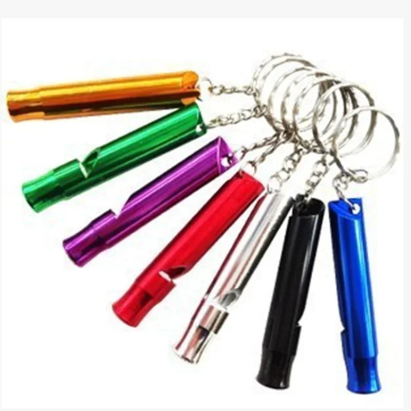 Sifflet multifonction portable d'urgence, porte-clés, cadeaux d'équipe, camping, randonnée, outils de plein air, pendentif