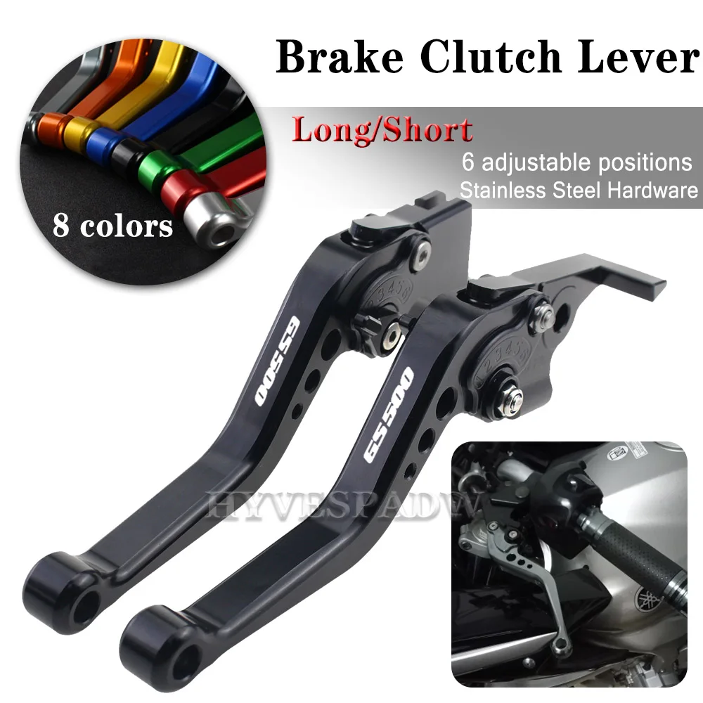 

For Suzuki GS500 GS 500 1989-2008 Motorcycle CNC Adjustable Handles Lever Long/Short Brake Clutch Levers