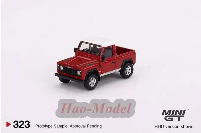 TSM MINIGT 1/64 For Land Rover Defender 90 Pickup Alloy Model Car Diecast Simulation Toys Birthday Gifts Hobby Display Ornaments