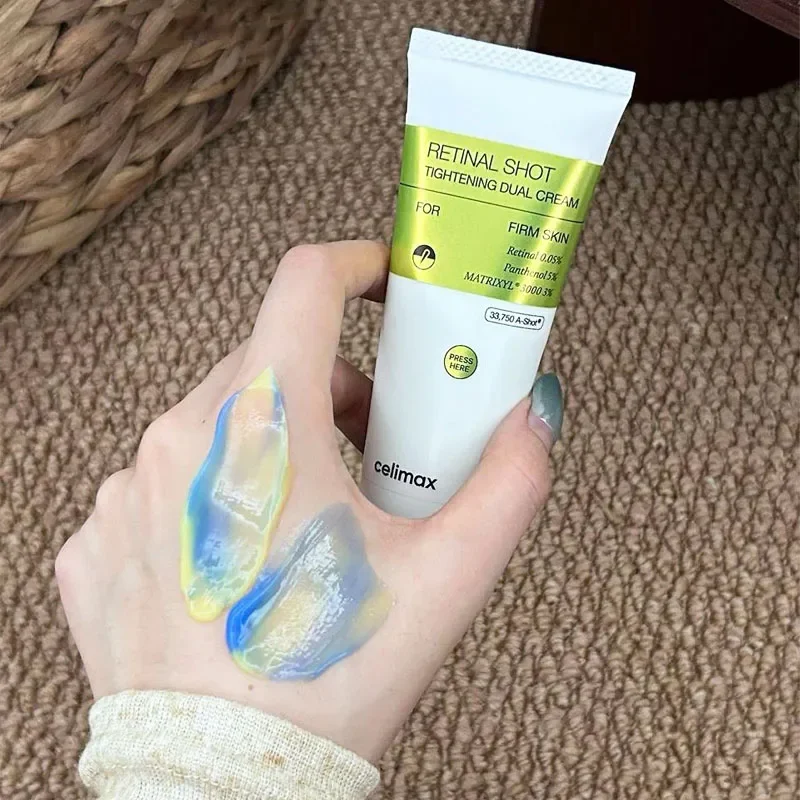 Celimax Skincare The Vita-A Retinal Shot Tightening Booster 15ml & Dual Cream 50ml & Serum 30ml Pore+Dark Spot Brightening Pad