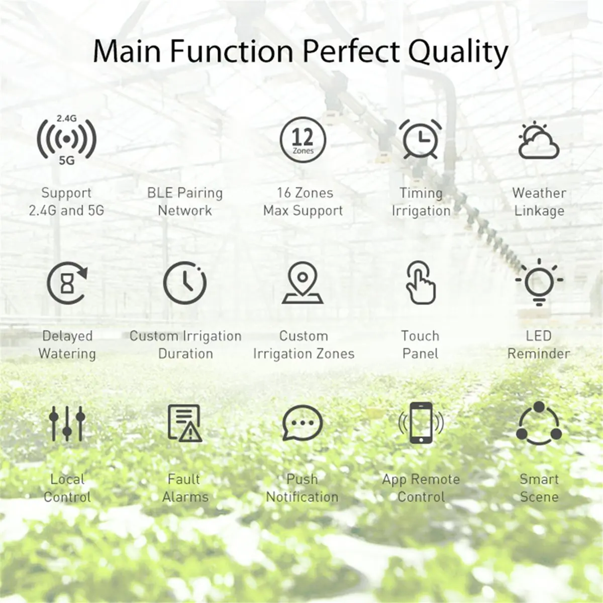 Tuya Wifi Sprinkler Controller Water Valve Controller Automatic Drip Irrigation System APP Remote Control