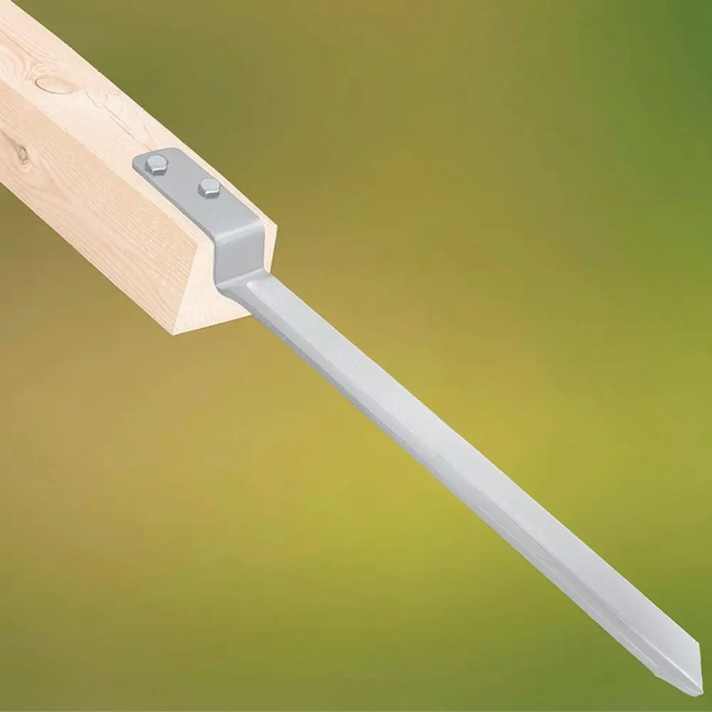 Galvanized Steel Driving Tool For Timber Post Ground Anchor Protector Impact Resistant Garden Fence Accessory