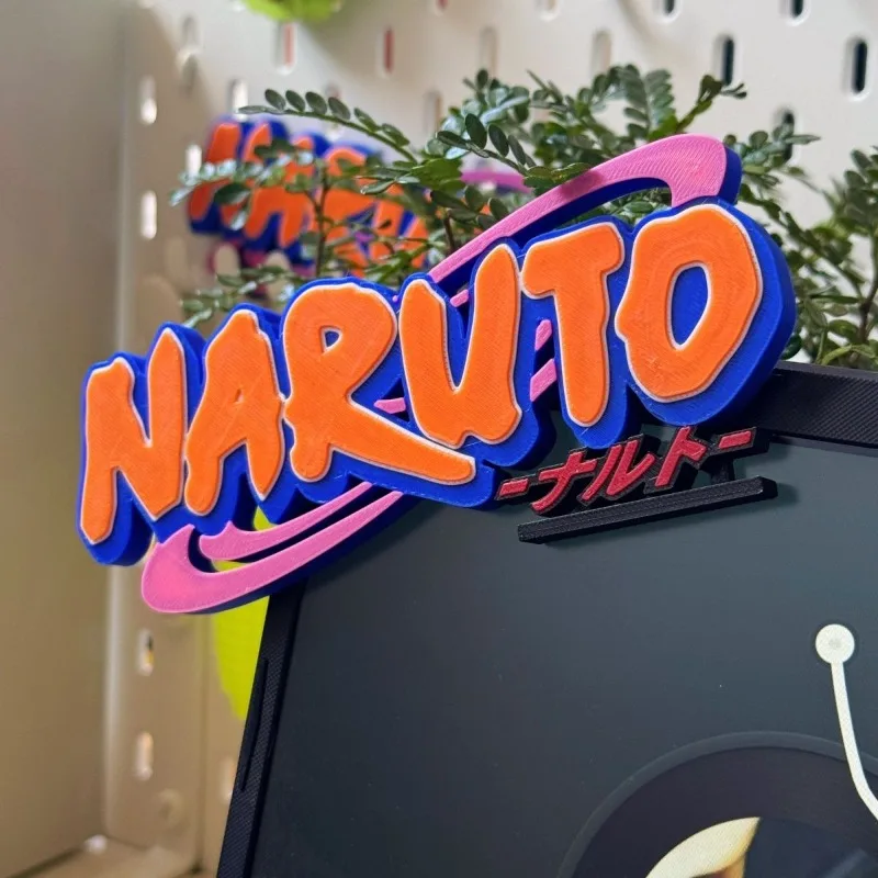 

Naruto Logo Refrigerator Magnets Anime Action Figures Room Computer Cartoon Decorations Cosplay Prop Kawaii Gift for Naruto Fans