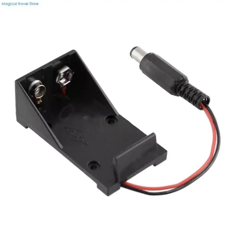 N2UB 2pcs Plastic Battery Storage Box for 9V Batteries Easy Installation without Lid