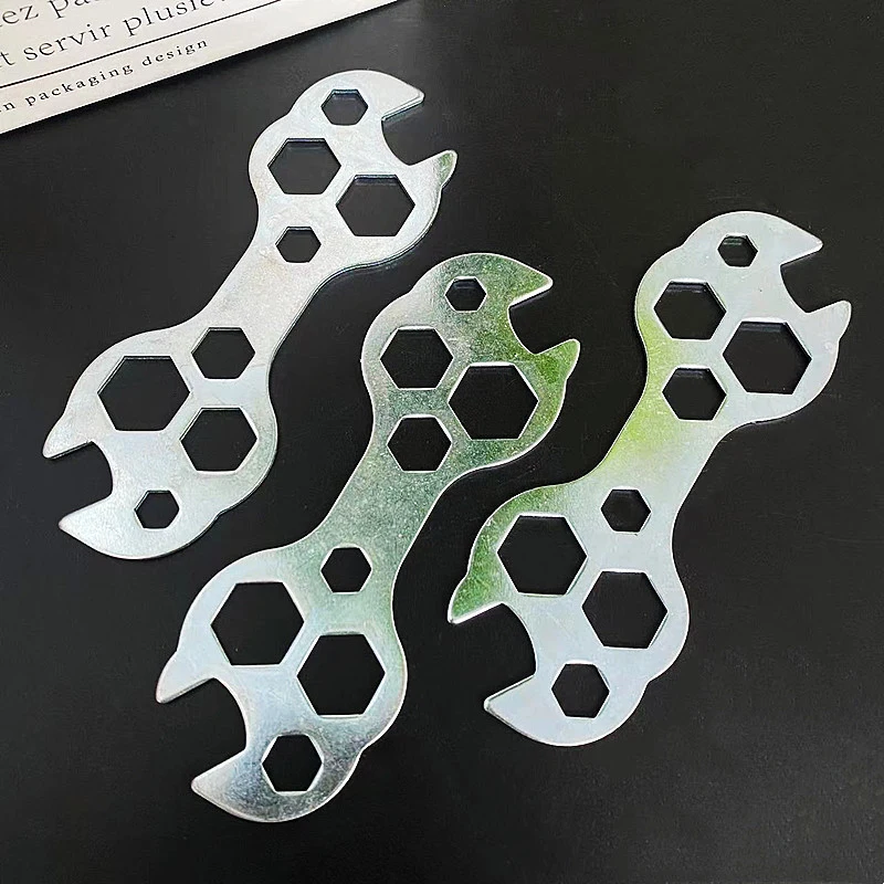 15 in 1 Portable Bicycle Cycling Bike Wrench Steel Hexagon Spanner Repair Tool Kits Multifunction Wrench Flat Spanner