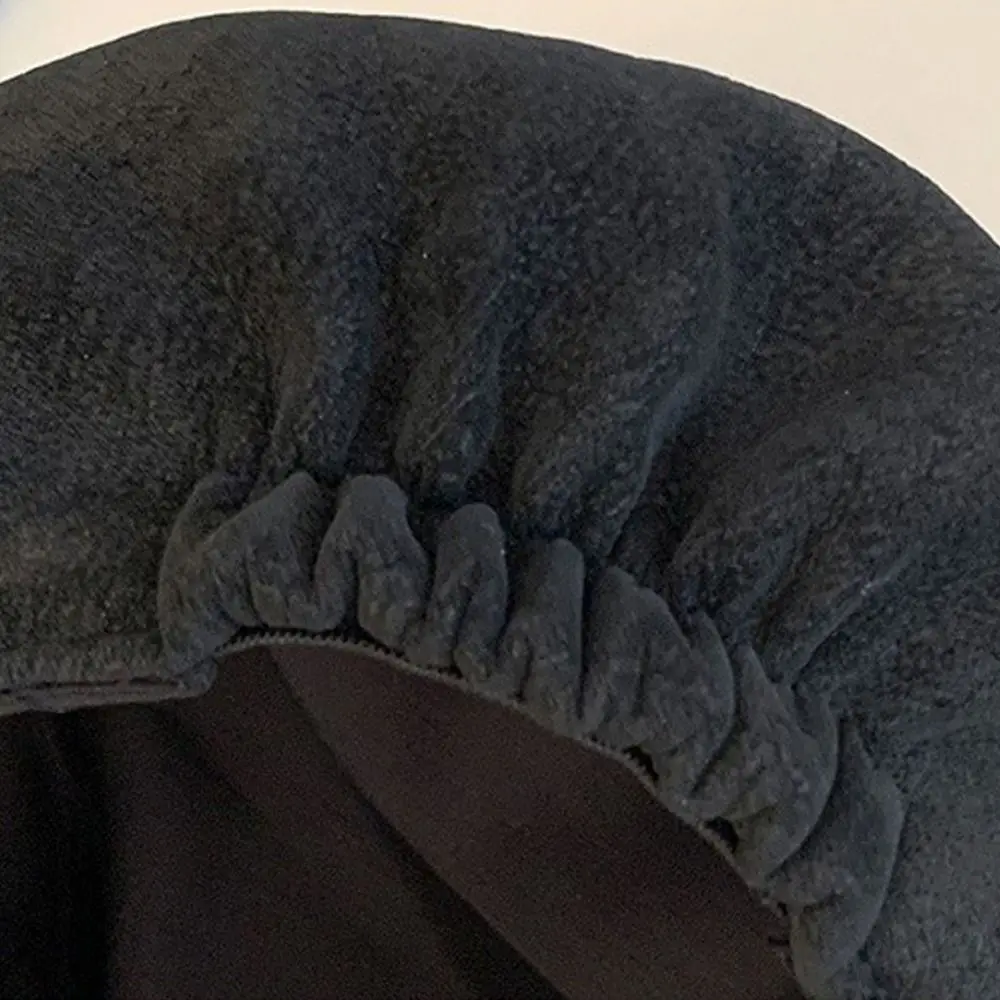 الرجعية خمر الجلد المدبوغ قبعة Y2k الفنان الرسام القبعات شقة حافة تنوعا قبعة قبعة المرأة #5