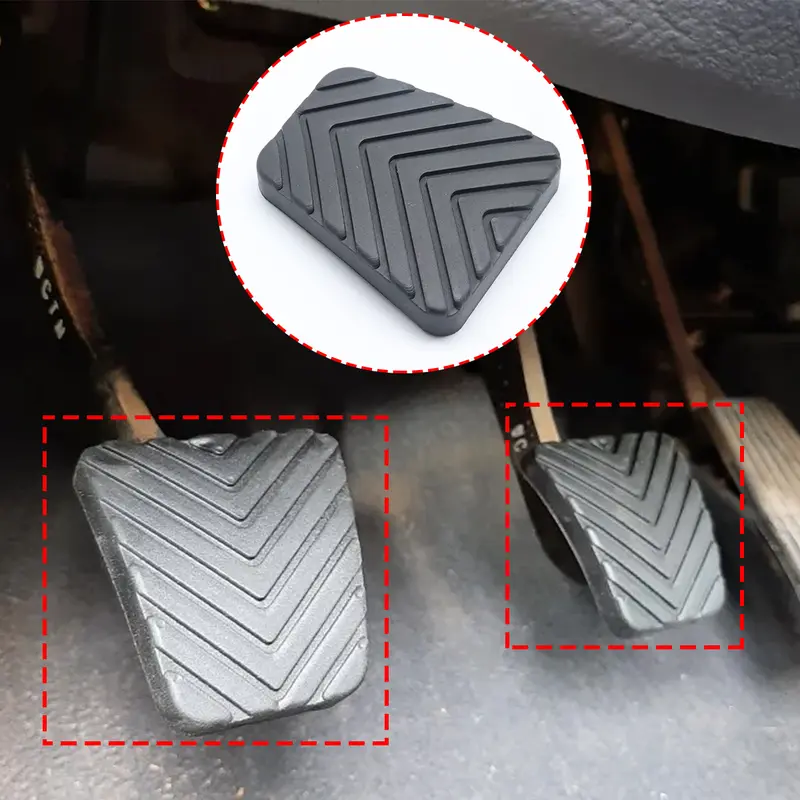 2pcs Car Rubber Brake Clutch Foot Pedal Pad Cover For Mitsubishi ASX 2010 2011 2012- RVR Outlander Sport Peugeot 4008 2012-2017 - Image 5