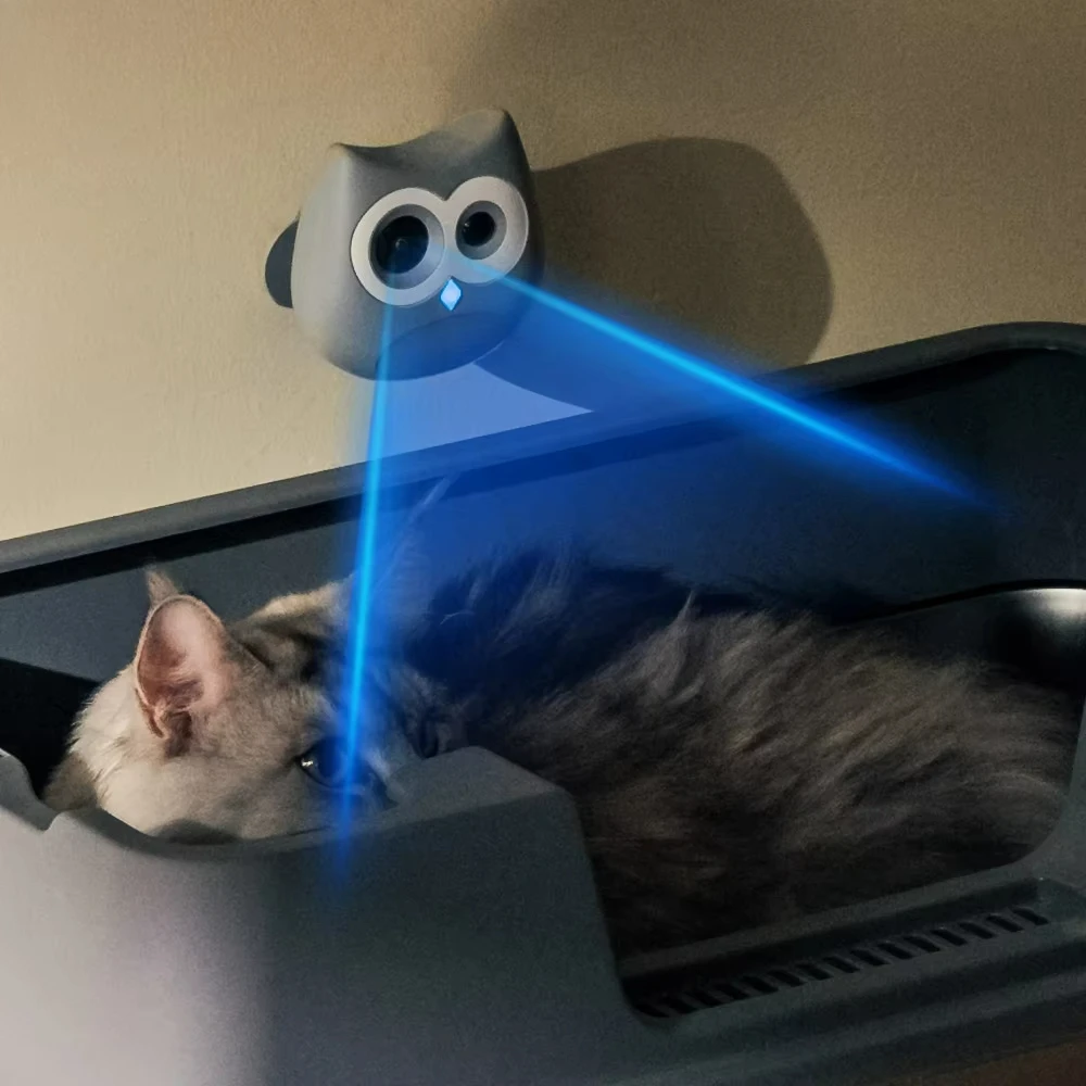 

WiFi Litter Box Camera for Cats AI-Powered Litter Monitor Urination and Stool Anomaly Detection with Privacy Protection