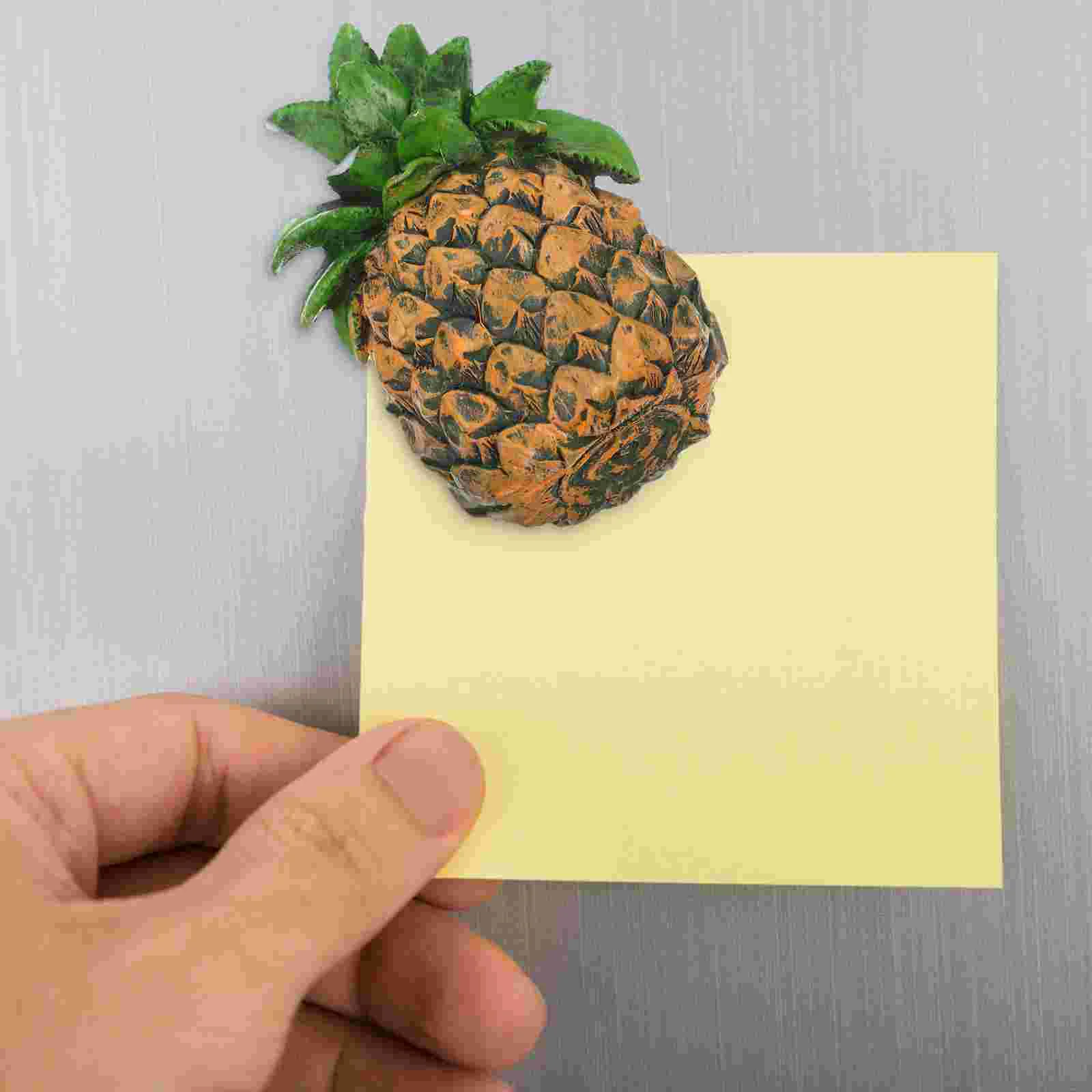 

Fruit Fridge Magnet Magnetic Sticker Magnets Pineapple Shaped Stereo Decal Refrigerator Decor