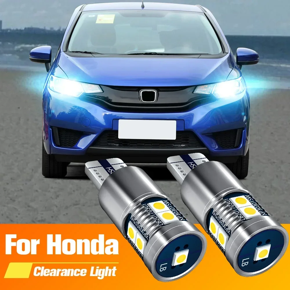 A Pair LED Clearance Light Parking Lamp W5W T10 194 For Honda Accord 9 Civic 6 7 8 CRV 1 2 3 Fit 4 FR-V HRV Insight Legend S2000