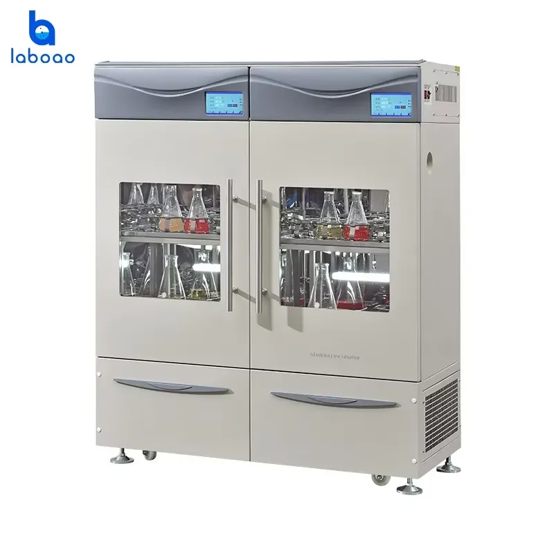 for  Dual Separated Control Incubating Shaker Orbital Oscillation Two Independent Temperature Zones New Material Test