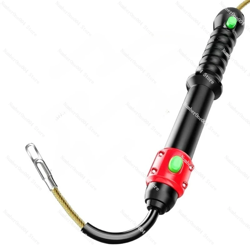 New Electrician Threading Aid Manual Wire Pipe Dark Wire Single Wire Pusher Wall Pipe Auxiliary Lead Artifact