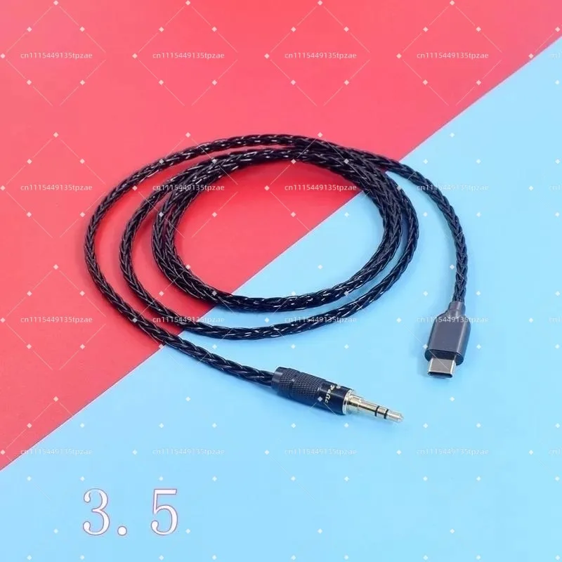 3.5mm TRS 4.4mm 6.35mm to USB-C Type-C Audio Cable Headphone Upgrade Cable