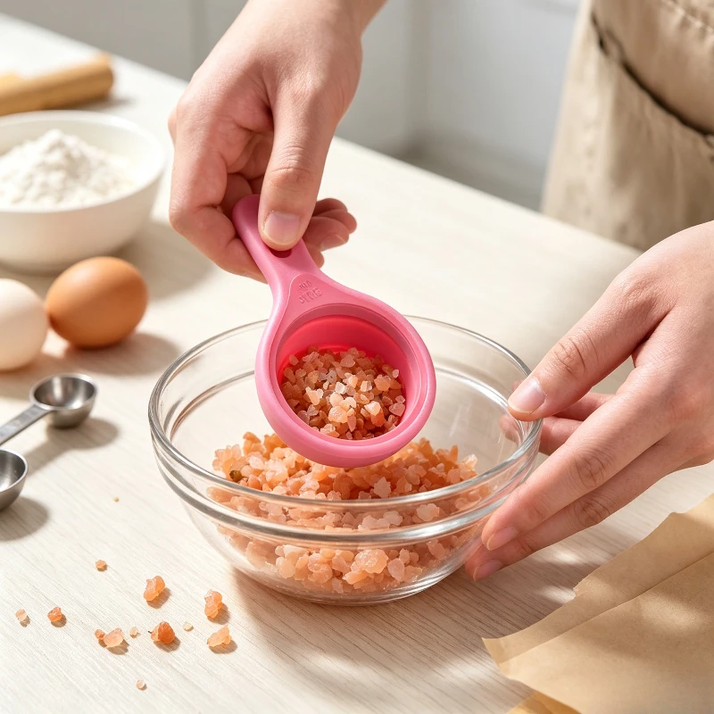 4Pc/Set Silicone Collapsible Measuring Cups Spoons Heat‑Resistant Multi‑Scale Baking Measuring Tool for Kitchen Cooking