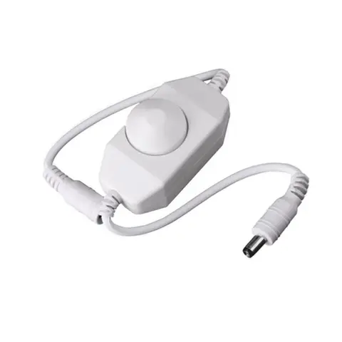उच्च गुणवत्ता वाले एकल रंग एलईडी स्ट्रिप लाइट एलईडी डिमर 12V 2A 24W नॉब एलईडी डिमर डिमिंग स्विच ऑन ऑफ 10 best sales 12v लाइट डिमर - №1