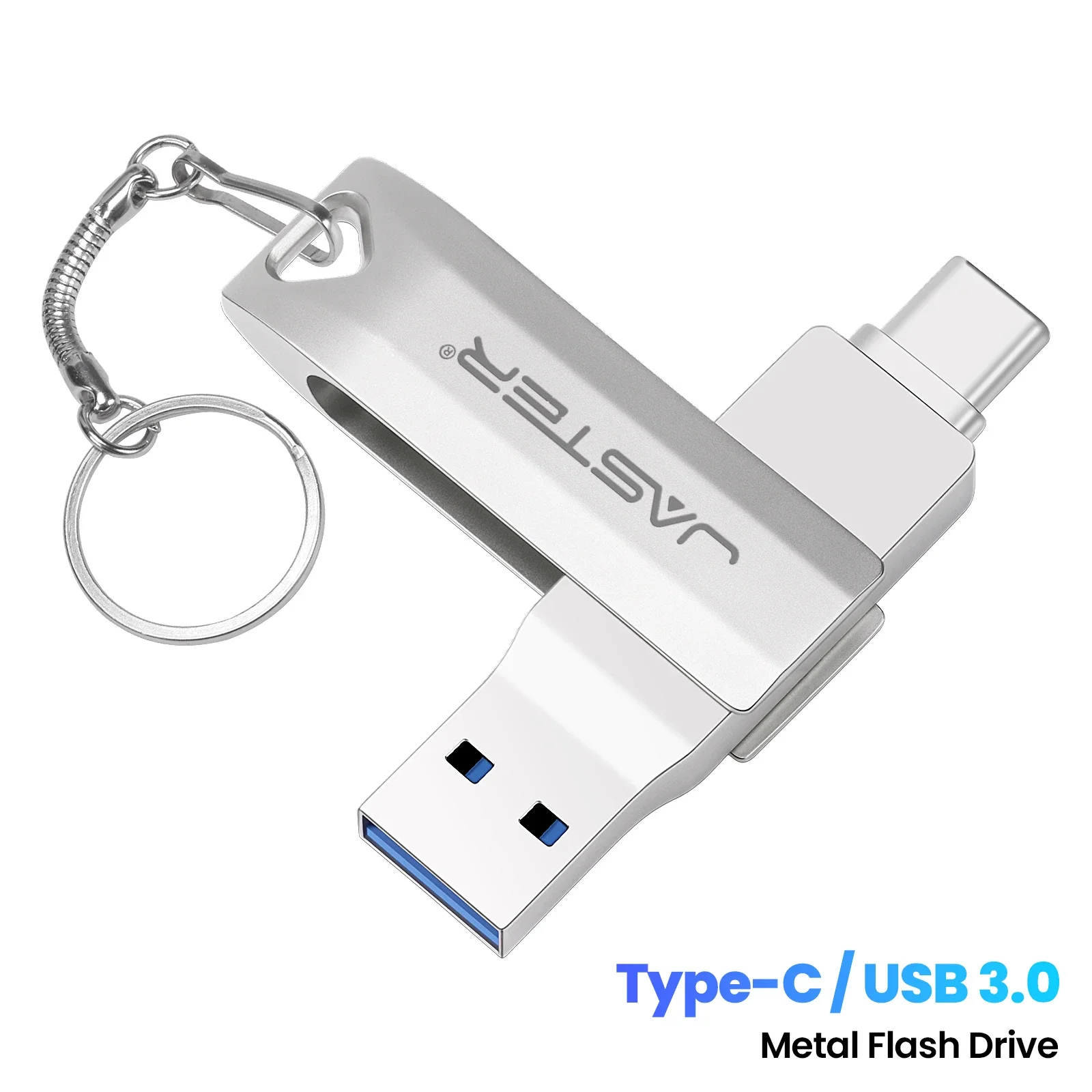 USB 3.0 OTG USB-C Flash Pen Drive Metal Memory Stick Flash Disk 64GB 128GB 256GB USB3.0 Dual C Pendrive TYPE-C Creative Gifts