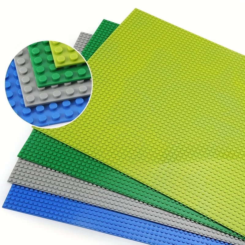 مكعبات بناء لوحة قاعدة 48*64 نقطة، لوحة قاعدة WallDlY، ألعاب الطوب الكلاسيكي للأطفال، كتلة بناء العلامة التجارية المتوافقة #5