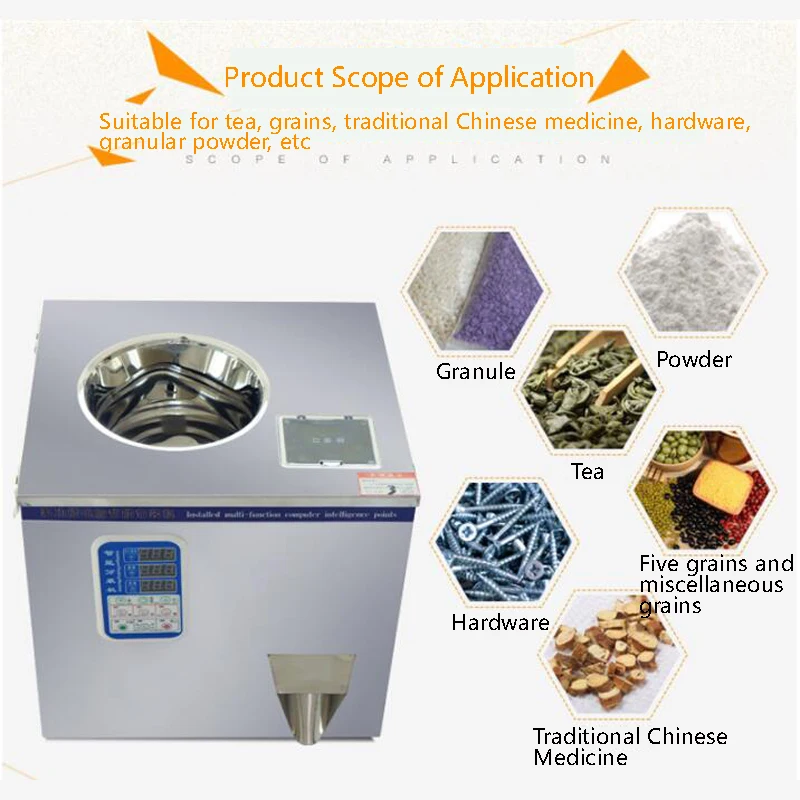 

Multi-function Vertical Small Sachets Spice Powder Grain Tea Bag Coffee Weight Filling Packing Machine