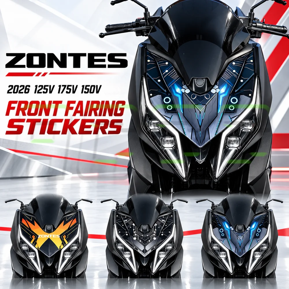 Fit For 2026 ZONTES 150V 125V 175V Multiple Styles Car Front Stickers