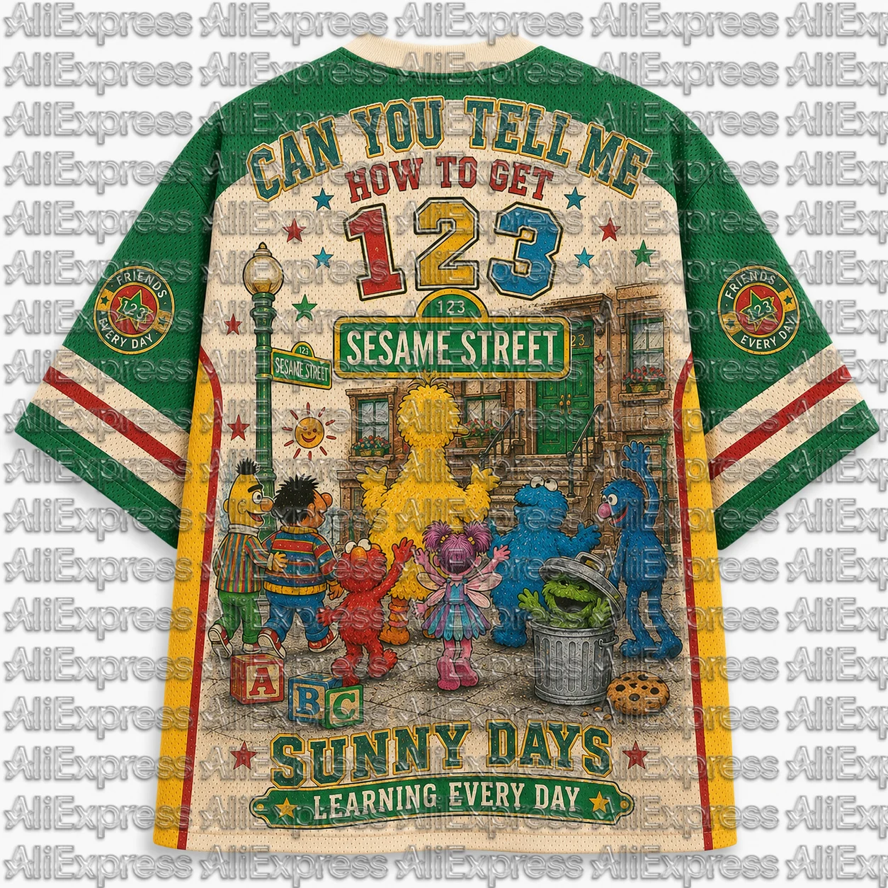2026 Popular 80s Themed Sports Fashion Short Sleeved V-neck Mesh Streetwear Retro Band Movie Game Fan Gift T-shirt