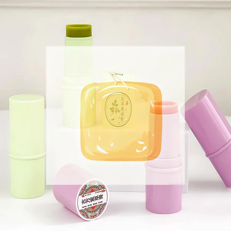 1PC 6g Candy Color Empty Refillable Lipstick Tube Lip Balm Container Empty Cosmetic Container Lotion Container Travel Bottle