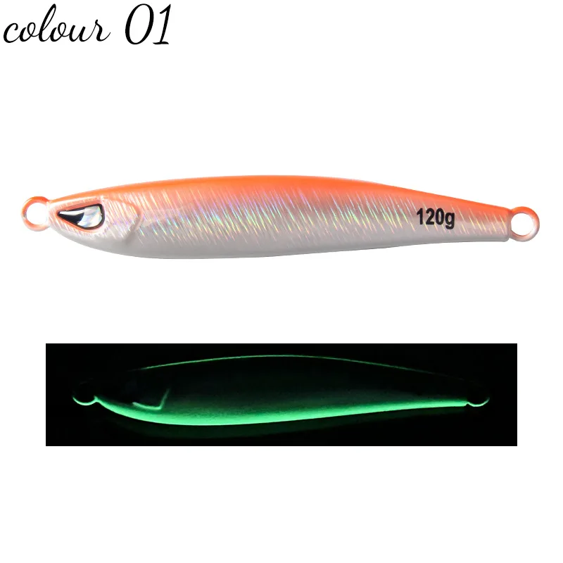 طُعم صلب بيونيك متين 60 جرام - 100 جرام 120 جرام مع تصميم واقعي - ملحق مثالي لصيد الأسماك البحرية طُعم سمك السلمون المرقط جثم بايك #4