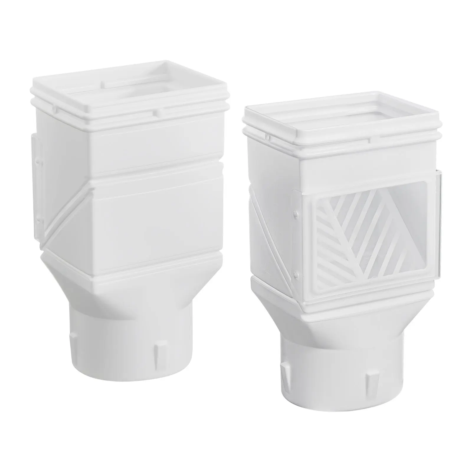 

Gutter Downspouts, Downspout Diverter Rainwater Collection System Fits For 2x3 Or 3x4 Inch Standard Inlet And Φ4inch Outlet,