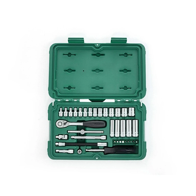 

Sleeve set 09001 Auto repair machine repair 36 pieces Sleeve set, ratchet universal joint pneumatic weight