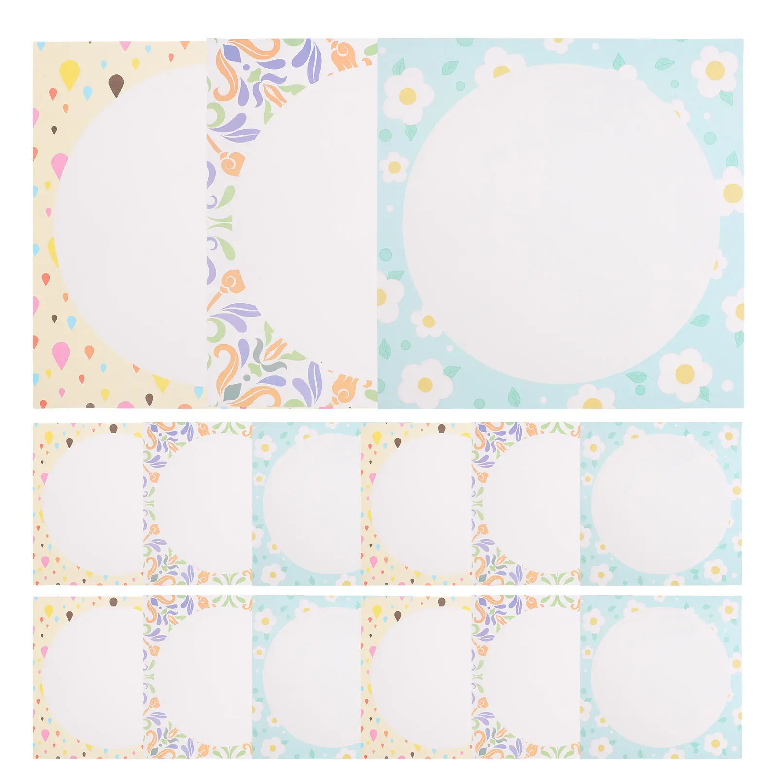 15Pcs Style Calligraphy Paper Blank Painting Paper for Chinese Brush Art Writing Drawing Watercolor Craft Journaling