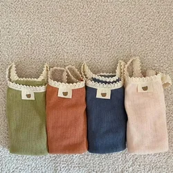 Cute Summer Breathable Lace Edge Suspended Tank Top Teddy Dog Cat Small Puppy Pet Clothes Dog Cooling Vest Puppy Clothing