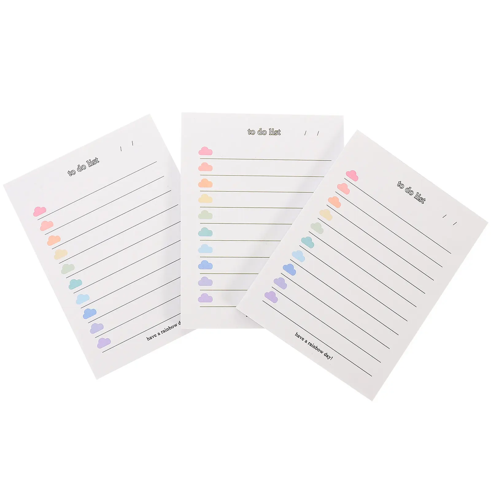 3Pcs Portable Students Memo Pad For Home Office Desk College Students Compact Do High-grade Paper Smooth Writing
