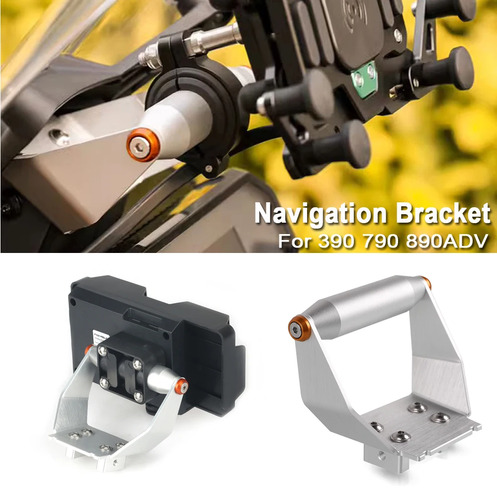 

For 790ADV 390ADV 390 790 ADV R adventure Accessories Phone Holder Windshied Mount Navigation Bracket GPS Smartphone Holder