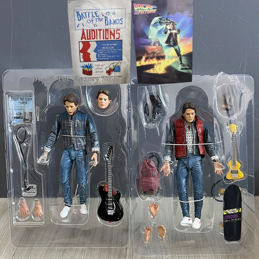 

NECA 1985 Guitar Marty Guitar Marty Figure McFly Back To The Future Part II Action Figure Model Toy For Birthday Gifts