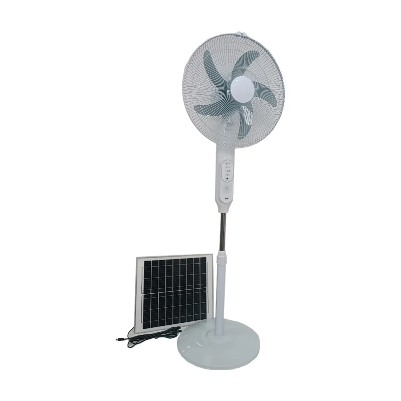 Fans With Solar Panel and Bulbs Customized Chinese Made Fan 16 Inch 18 Inch Fans With Solar Panel and Bulbs