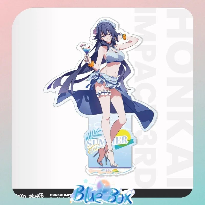 

miHoYo Official Honkai Impact 3rd Leisurely Summer Collection Vol 6 Acrylic Stand Kiana Mei Bronya Anime Figure Gift Pre-order