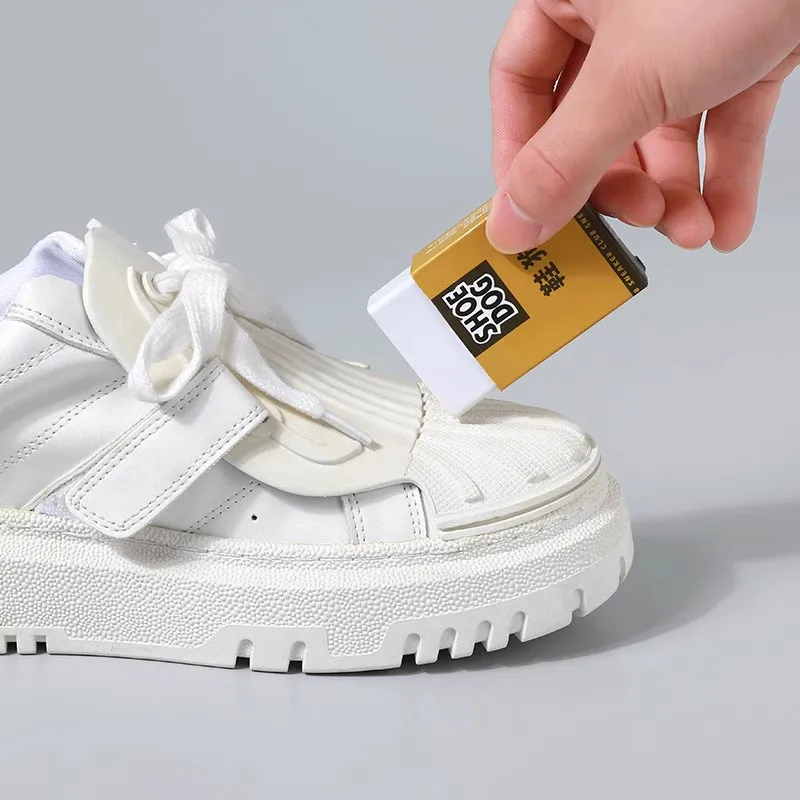 Shoe Cleaning Eraser Suede Leather Cleaner Sole Scrubber White Sneakers Stain Removal Dry Cleaning Tool for Home Use